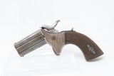 ENGLISH Antique WOODWARD PATENT Superposed .22 Short SWIVEL BARREL Deringer Small SWIVEL BREECH Pocket Pistol Circa 1870 - 2 of 17