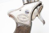 ENGLISH Antique WOODWARD PATENT Superposed .22 Short SWIVEL BARREL Deringer Small SWIVEL BREECH Pocket Pistol Circa 1870 - 4 of 17