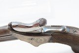 ENGLISH Antique WOODWARD PATENT Superposed .22 Short SWIVEL BARREL Deringer Small SWIVEL BREECH Pocket Pistol Circa 1870 - 8 of 17