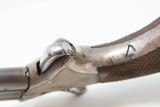 ENGLISH Antique WOODWARD PATENT Superposed .22 Short SWIVEL BARREL Deringer Small SWIVEL BREECH Pocket Pistol Circa 1870 - 11 of 17