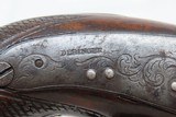 c1850s DERINGER Type POCKET Pistol .45 Caliber Percussion ENGRAVED Antique Gold Rush Lincoln Civil War Riverboat Gambler - 6 of 18