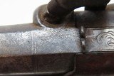 c1850s DERINGER Type POCKET Pistol .45 Caliber Percussion ENGRAVED Antique Gold Rush Lincoln Civil War Riverboat Gambler - 10 of 18