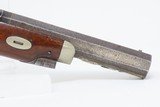 MEMPHIS TN FH CLARK Antique DERINGER 1850s .45 Pistol Philadelphia Southern SILVER and GOLD Banded Barrel - 5 of 19