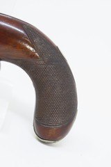 MEMPHIS TN FH CLARK Antique DERINGER 1850s .45 Pistol Philadelphia Southern SILVER and GOLD Banded Barrel - 17 of 19