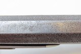 MEMPHIS TN FH CLARK Antique DERINGER 1850s .45 Pistol Philadelphia Southern SILVER and GOLD Banded Barrel - 12 of 19