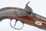 MEMPHIS TN FH CLARK Antique DERINGER 1850s .45 Pistol Philadelphia Southern SILVER and GOLD Banded Barrel - 4 of 19