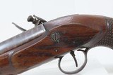 1800 Antique SANDERS London FLINTLOCK Pistol .80 ENGRAVED Captive Ramrod JK Early 19th Century MASSIVE BORE MANSTOPPER - 17 of 18
