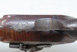 1800 Antique SANDERS London FLINTLOCK Pistol .80 ENGRAVED Captive Ramrod JK Early 19th Century MASSIVE BORE MANSTOPPER - 13 of 18