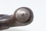 1800 Antique SANDERS London FLINTLOCK Pistol .80 ENGRAVED Captive Ramrod JK Early 19th Century MASSIVE BORE MANSTOPPER - 12 of 18