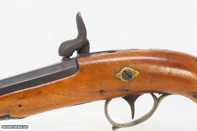 RIO DE JANEIRO BR Antique BRACE of BELGIAN Pistols .54 Matched c1855 Laport BRAZIALIAN RETAILER MARKED BELT Pistols - Image 16 of 25