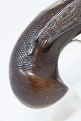 Memphis TN Pre-Civil War Dealer LULLMAN & VIENNA Antique HENRY DERINGER .45 Famous Riverboat Gambler & Sneak Pistol - 3 of 18