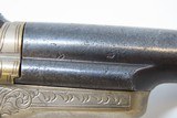 ENGRAVED COLT Deringer .41 Rimfire Plated British Proofs Silver Ivory C&R
BIRMINGHAM PROOFED & Period Engraved w/IVORY GRIP - 13 of 17