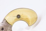 ENGRAVED COLT Deringer .41 Rimfire Plated British Proofs Silver Ivory C&R
BIRMINGHAM PROOFED & Period Engraved w/IVORY GRIP - 3 of 17
