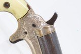ENGRAVED COLT Deringer .41 Rimfire Plated British Proofs Silver Ivory C&R
BIRMINGHAM PROOFED & Period Engraved w/IVORY GRIP - 16 of 17