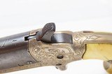 ENGRAVED COLT Deringer .41 Rimfire Plated British Proofs Silver Ivory C&R
BIRMINGHAM PROOFED & Period Engraved w/IVORY GRIP - 7 of 17