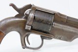 RARE CIVIL WAR Antique ALLEN & WHEELOCK .36 Lipfire NAVY Revolver Worcester 1 of 250 .36 Cal. LIPFIRE Revolvers Made circa 1861 - 17 of 18