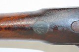 SCARCE Antique BENJAMIN FLAGG M1842 .69 Musket CIVIL WAR Smoothbore Musket with BAYONET - 12 of 21