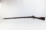 SCARCE Antique BENJAMIN FLAGG M1842 .69 Musket CIVIL WAR Smoothbore Musket with BAYONET - 16 of 21