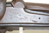 SCARCE Antique BENJAMIN FLAGG M1842 .69 Musket CIVIL WAR Smoothbore Musket with BAYONET - 7 of 21