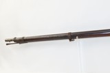 SCARCE Antique BENJAMIN FLAGG M1842 .69 Musket CIVIL WAR Smoothbore Musket with BAYONET - 19 of 21