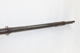 SCARCE Antique BENJAMIN FLAGG M1842 .69 Musket CIVIL WAR Smoothbore Musket with BAYONET - 11 of 21