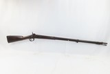 SCARCE Antique BENJAMIN FLAGG M1842 .69 Musket CIVIL WAR Smoothbore Musket with BAYONET - 3 of 21
