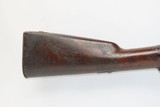 SCARCE Antique BENJAMIN FLAGG M1842 .69 Musket CIVIL WAR Smoothbore Musket with BAYONET - 4 of 21