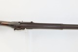 SCARCE Antique BENJAMIN FLAGG M1842 .69 Musket CIVIL WAR Smoothbore Musket with BAYONET - 14 of 21
