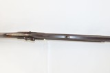 c1840s EVANSVILLE INDIANA Antique LONG RIFLE by CHARLES KELLER .44 StripedGame Scene Engraved Lock; Hand-Painted Stock - 12 of 19