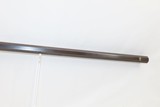 c1840s EVANSVILLE INDIANA Antique LONG RIFLE by CHARLES KELLER .44 StripedGame Scene Engraved Lock; Hand-Painted Stock - 13 of 19