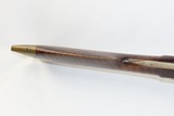 c1840s EVANSVILLE INDIANA Antique LONG RIFLE by CHARLES KELLER .44 StripedGame Scene Engraved Lock; Hand-Painted Stock - 11 of 19