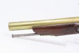 BRITISH Antique BRANDER BRASS BARREL .63 FLINTLOCK Pistol England Colonial
Pre-1813 “LONDON” Marked and Proofed Pistol - 18 of 18