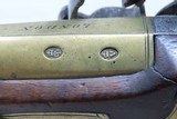 BRITISH Antique BRANDER BRASS BARREL .63 FLINTLOCK Pistol England Colonial
Pre-1813 “LONDON” Marked and Proofed Pistol - 10 of 18