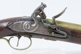 BRITISH Antique BRANDER BRASS BARREL .63 FLINTLOCK Pistol England Colonial
Pre-1813 “LONDON” Marked and Proofed Pistol - 4 of 18