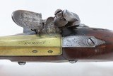 BRITISH Antique BRANDER BRASS BARREL .63 FLINTLOCK Pistol England Colonial
Pre-1813 “LONDON” Marked and Proofed Pistol - 8 of 18