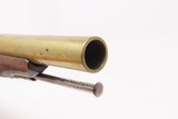 BRITISH Antique BRANDER BRASS BARREL .63 FLINTLOCK Pistol England Colonial
Pre-1813 “LONDON” Marked and Proofed Pistol - 11 of 18