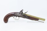 BRITISH Antique BRANDER BRASS BARREL .63 FLINTLOCK Pistol England Colonial
Pre-1813 “LONDON” Marked and Proofed Pistol - 2 of 18