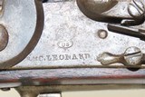 Rare WAR of 1812 Antique R&C LEONARD US Model 1808 FLINTLOCK Musket 1811 69 1 of only 5,000 Made; w/ SOCKET BAYONET - 8 of 22