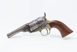 c1873 mfr Antique COLT Pocket NAVY Revolver .38 STAGECOACH ROBBERY Cylinder Scarce Transitional Revolver from Percussion to Metallic Cartridge - 2 of 18