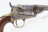 c1873 mfr Antique COLT Pocket NAVY Revolver .38 STAGECOACH ROBBERY Cylinder Scarce Transitional Revolver from Percussion to Metallic Cartridge - 17 of 18