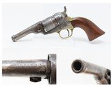 c1873 mfr Antique COLT Pocket NAVY Revolver .38 STAGECOACH ROBBERY Cylinder Scarce Transitional Revolver from Percussion to Metallic Cartridge - 1 of 18