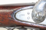 RARE 33” 2 Band HARPERS FERRY 1855 Rifle-MUSKET CIVIL WAR Antique .58 c1860 1 of 5151 IRON MOUNTED Two Band Maynard Tape Primed Muskets - 6 of 18