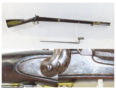 Antique TRYON 1841 MISSISSIPPI Rifle Leman Alteration Bayonet CIVIL WAR .58 State of Pennsylvania LEMAN ALTERATION w/BAYONET & TOOL