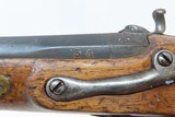 WINGED LION HAMMER Antique .68 c1843 BASQUE Eibar Spain Pirate Privateer 34 Single Shot Pistol by Lou Sebastian Alberdi - 12 of 20