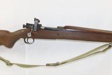 1943 WORLD WAR II US Remington M1903A3 BOLT ACTION .30-06 Springfield C&RMade in 1943 with PEEP SIGHT - 4 of 18