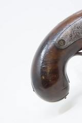 MEMPHIS TN F.H. CLARK & CO. Antique DERINGER Engraved SOUTHERN Civil War 42 Antebellum Pocket Sidearm Hideout Gun - 10 of 16