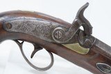 MEMPHIS TN F.H. CLARK & CO. Antique DERINGER Engraved SOUTHERN Civil War 42 Antebellum Pocket Sidearm Hideout Gun - 9 of 16