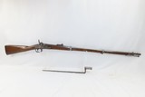 Antique REMINGTON FRANKFORD MAYNARD M1816/1856 Rifle Conversion AntebellumCIVIL WAR Tape Primer Update Musket w/U.S. BAYONET - 2 of 19