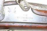 CIVIL WAR Antique ALFRED JENKS & Son BRIDESBURG M1861 Rifle-Musket Bayonet
U.S. CONTRACT Model With “BRIDESBURG” Lock Dated “1861” - 6 of 21