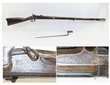 c1864 CIVIL WAR Antique U.S. JAMES D. MOWRY Model 1861 .58 Rifle-MUSKET CTUnion Infantry “EVERYMAN’S” Rifle w/SOCKET BAYONET - 1 of 21